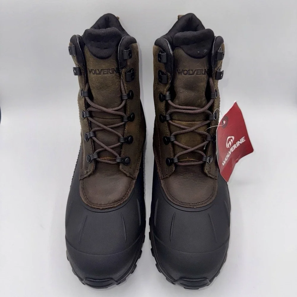 Wolverine Frost Waterproof Boots Men's Size 10 Brown Leather